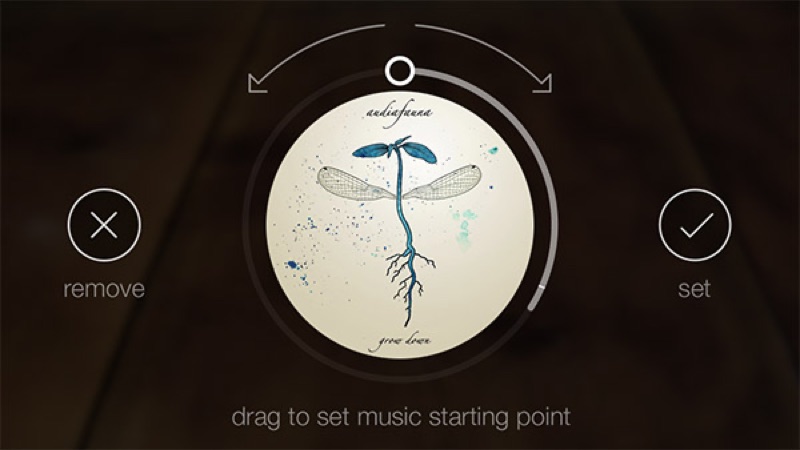 Hand tapping a row of large circular share-target icons over a video frame.